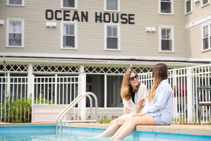 Ocean House Hotel pool in Old Orchard Beach