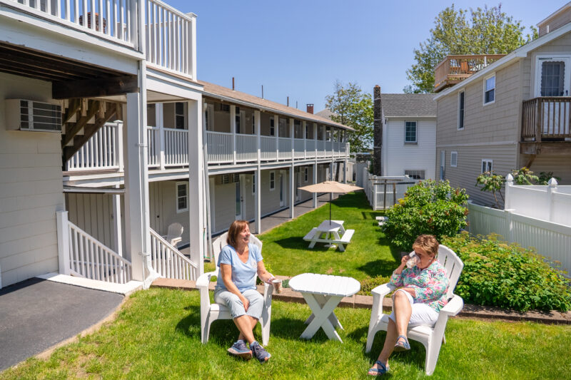 The Gull patio in Old Orchard Beach
