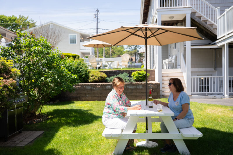 The Gull patio in Old Orchard Beach