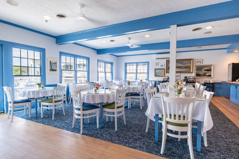 sparhawk lobby ogunquit maine dining area