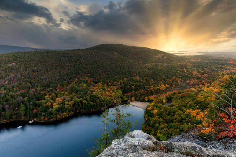 acadia national park bar harbor maine fall