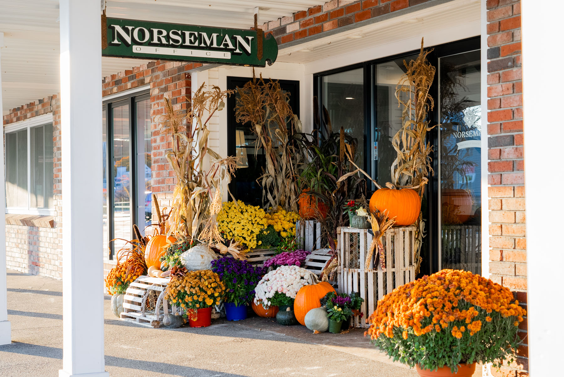norseman fall decor ogunquit maine